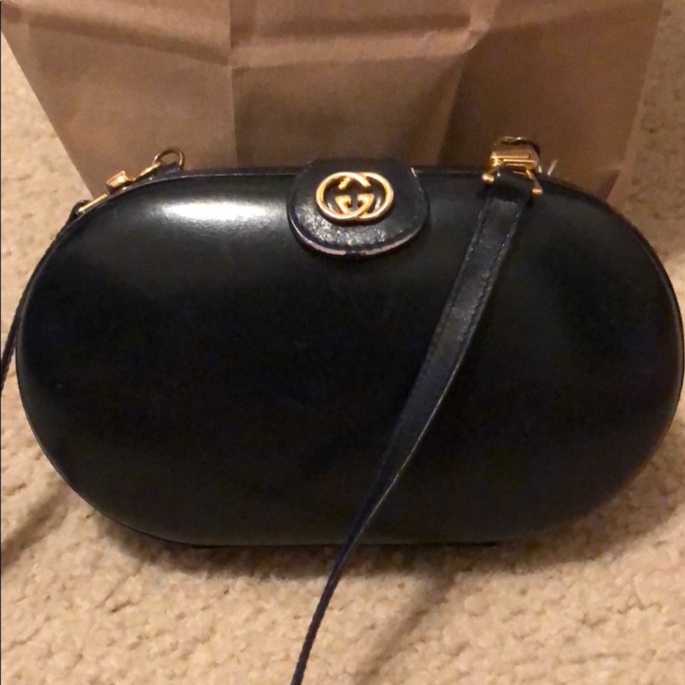 Vintage Gucci Leather Clutch